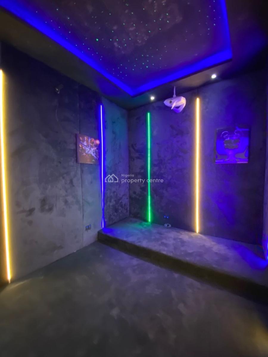 a Stunning 5 Bedroom Fully Detached with Bq, Cinema, Swimming Pool, Osapa, Lekki, Lagos, Detached Duplex for Sale