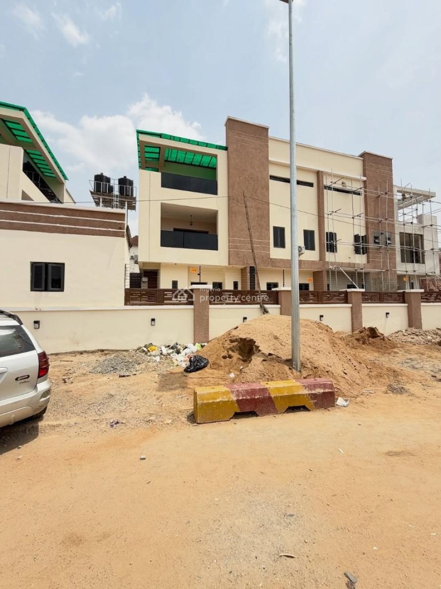 6 Bedroom Terrace Duplex with Bq, Nicon Junction, Katampe, Abuja, Terraced Duplex for Rent