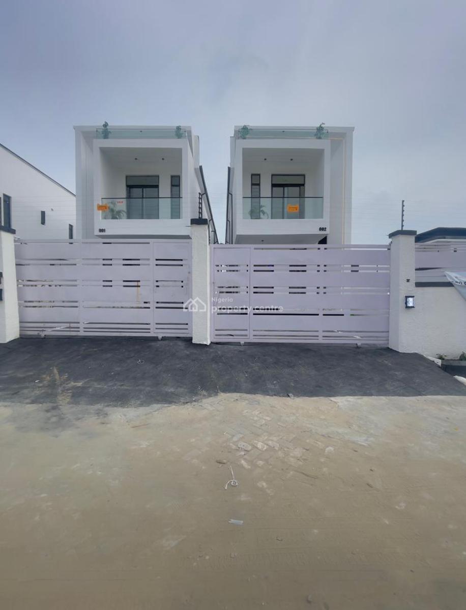 Lovely 5 Bedroom Fully Detached Duplex with a Bq and Swimming Pool, Sangotedo, Ajah, Lagos, Detached Duplex for Sale