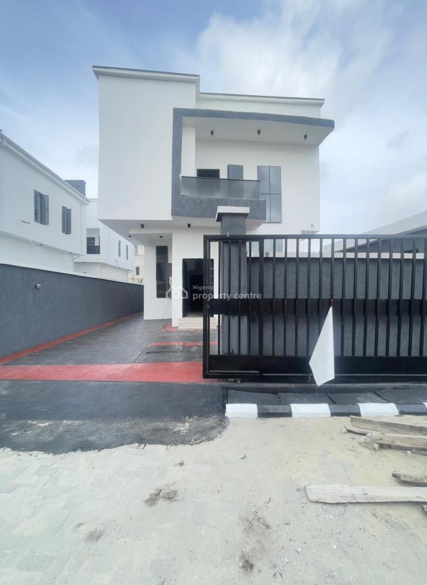 Lovely 4 Bedroom Fully Detached Duplex with a Room Bq, Sangotedo, Ajah, Lagos, Detached Duplex for Sale