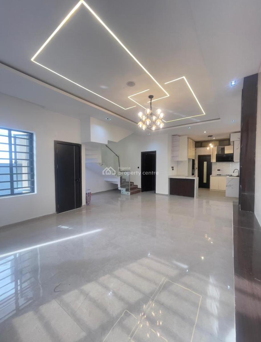 Lovely 4 Bedroom Fully Detached Duplex with a Room Bq, Sangotedo, Ajah, Lagos, Detached Duplex for Sale