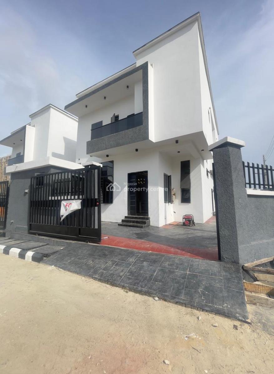 Nicely Built 4 Bedroom Fully Detached Duplex with a Room Bq, Sangotedo, Ajah, Lagos, Detached Duplex for Sale