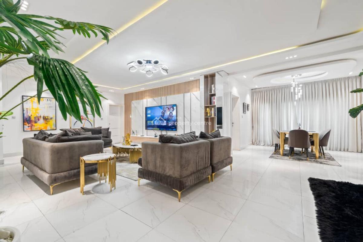 Luxurious 3 Bedroom Apartment in Secured Estate Is Available, Banana Island, Banana Island, Ikoyi, Lagos, Flat / Apartment Short Let