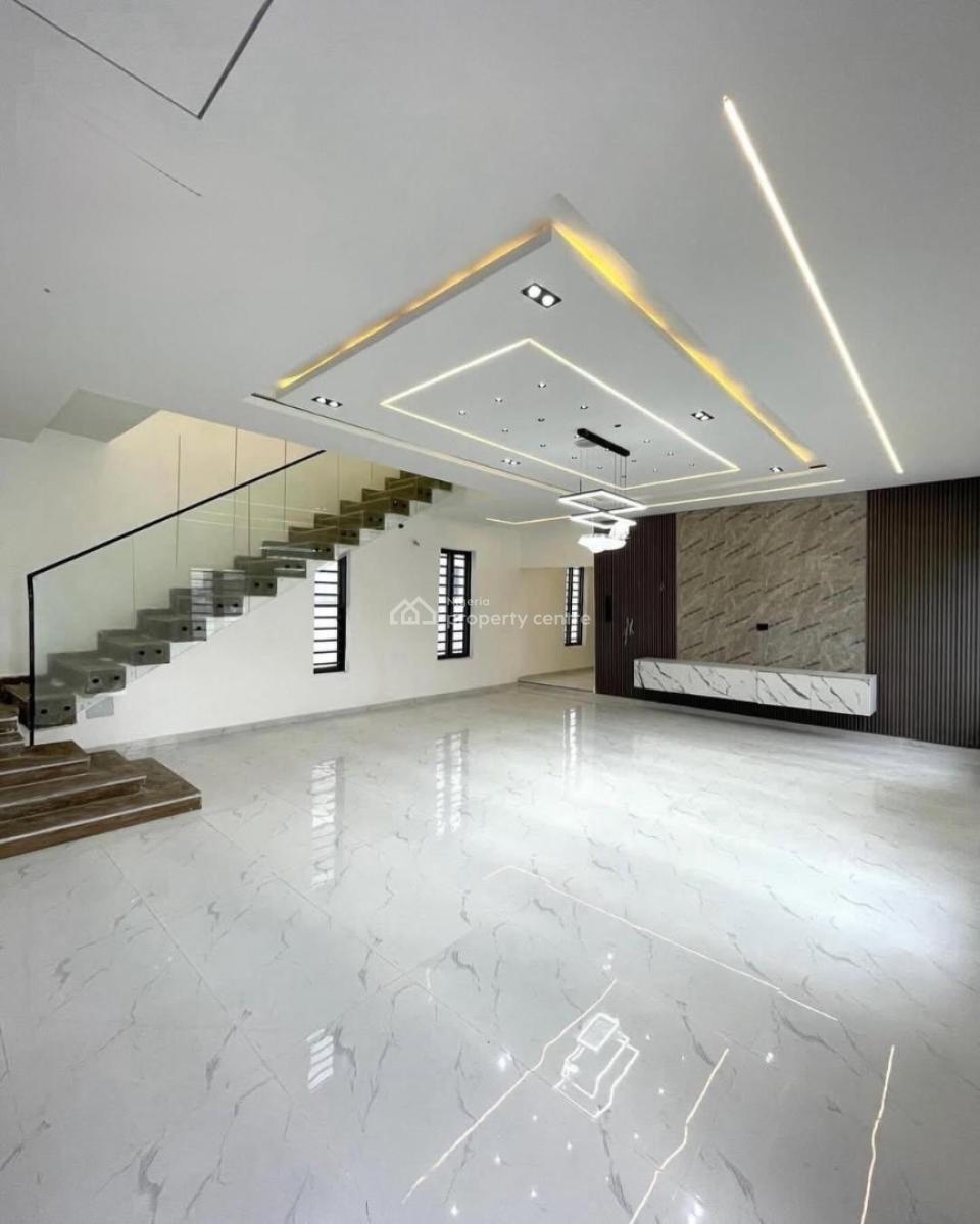 Contemporary 5 Bedroom Fully Detached Duplex with Bq  and Pool, Ajah, Lagos, Detached Duplex for Rent