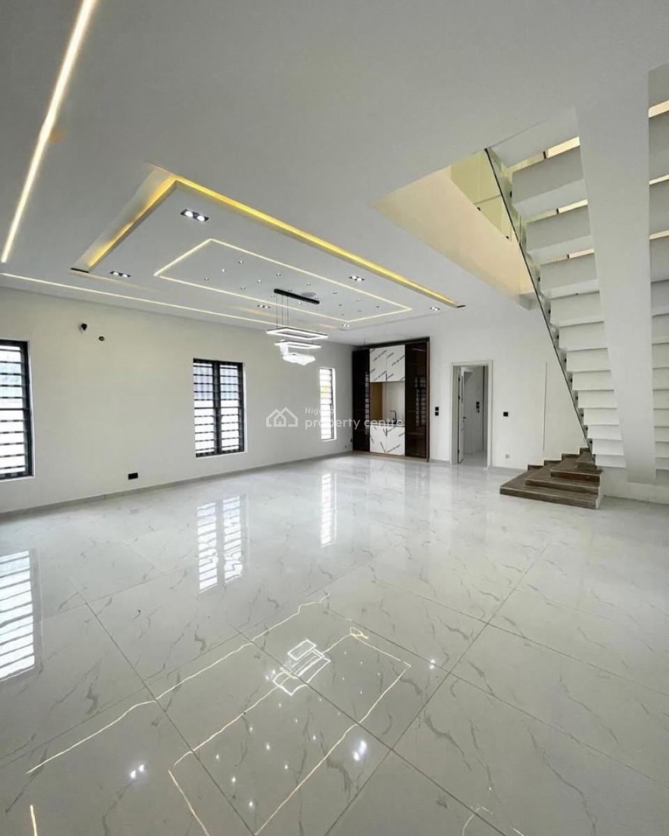 Contemporary 5 Bedroom Fully Detached Duplex with Bq  and Pool, Ajah, Lagos, Detached Duplex for Rent