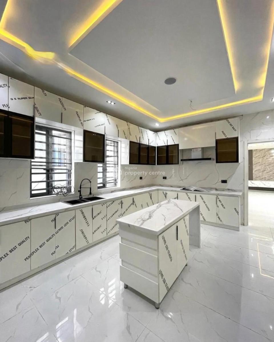 Contemporary 5 Bedroom Fully Detached Duplex with Bq  and Pool, Ajah, Lagos, Detached Duplex for Rent