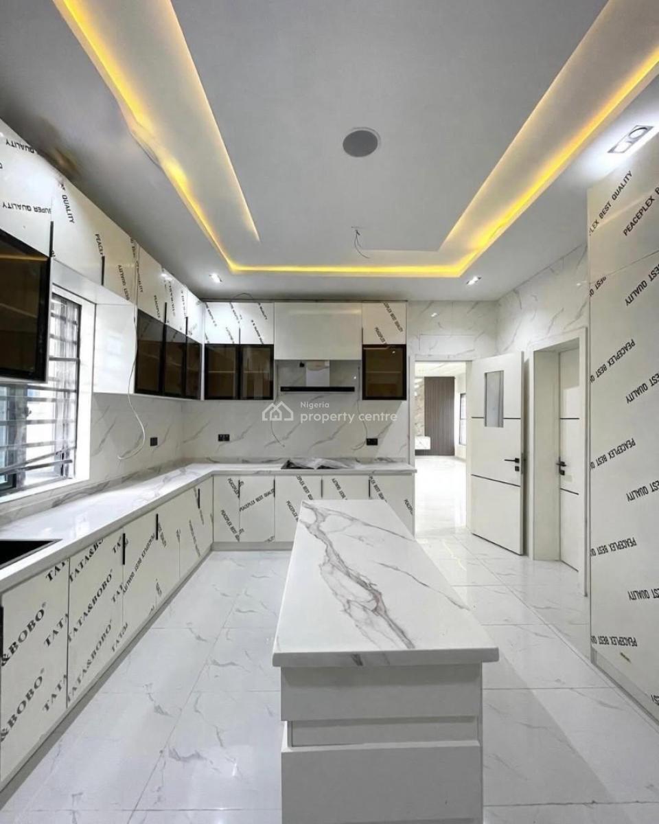 Contemporary 5 Bedroom Fully Detached Duplex with Bq  and Pool, Ajah, Lagos, Detached Duplex for Rent