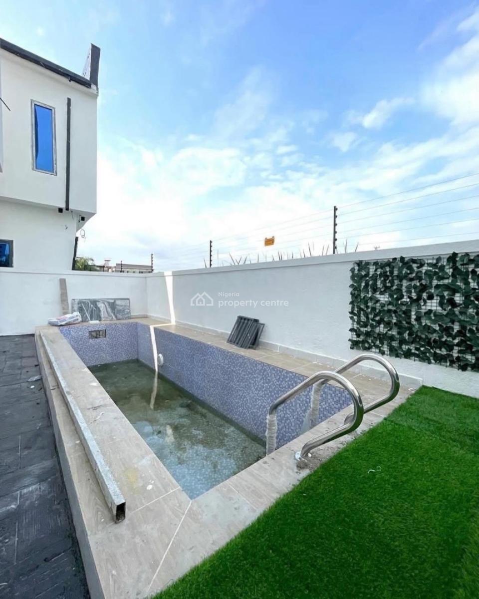 Contemporary 5 Bedroom Fully Detached Duplex with Bq  and Pool, Ajah, Lagos, Detached Duplex for Rent