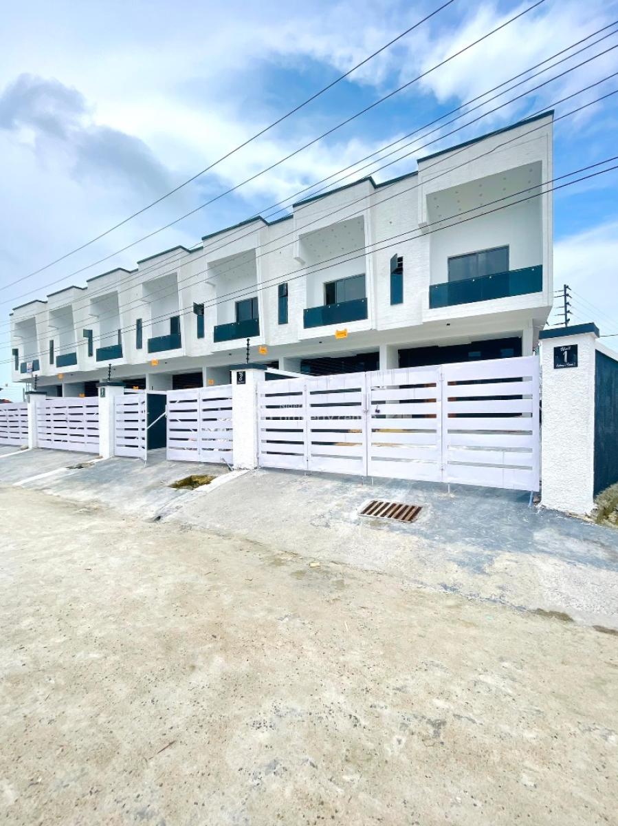 Self Compound 4 Bedrooms Terraced Home, Ikota, Lekki, Lagos, Terraced Duplex for Sale