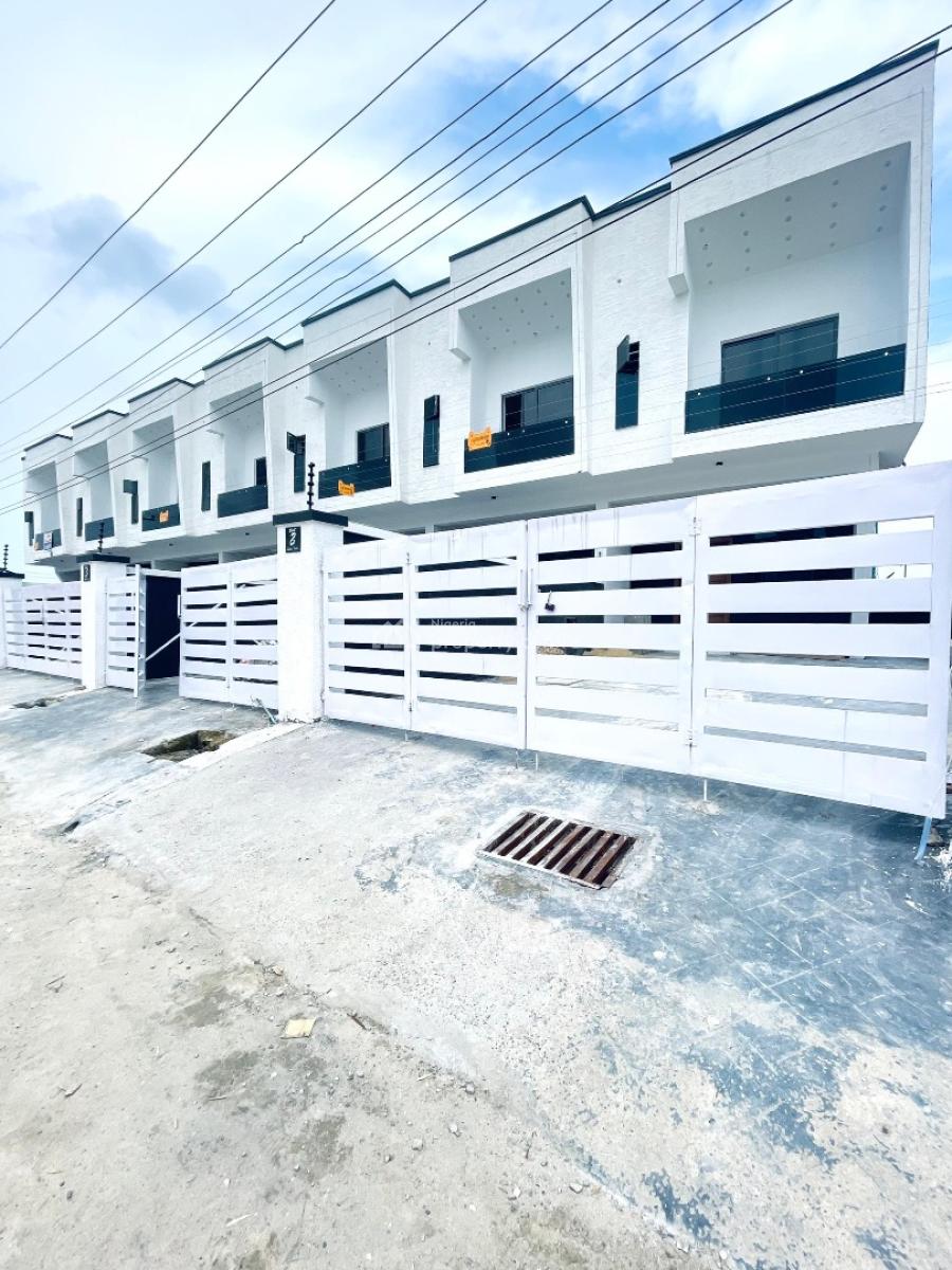 Self Compound 4 Bedrooms Terraced Home, Ikota, Lekki, Lagos, Terraced Duplex for Sale