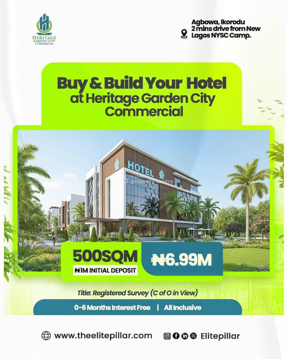 Commercial Land - Facing Expressway, Heritage Garden City, Agbowa, Ikorodu, Lagos, Commercial Land for Sale