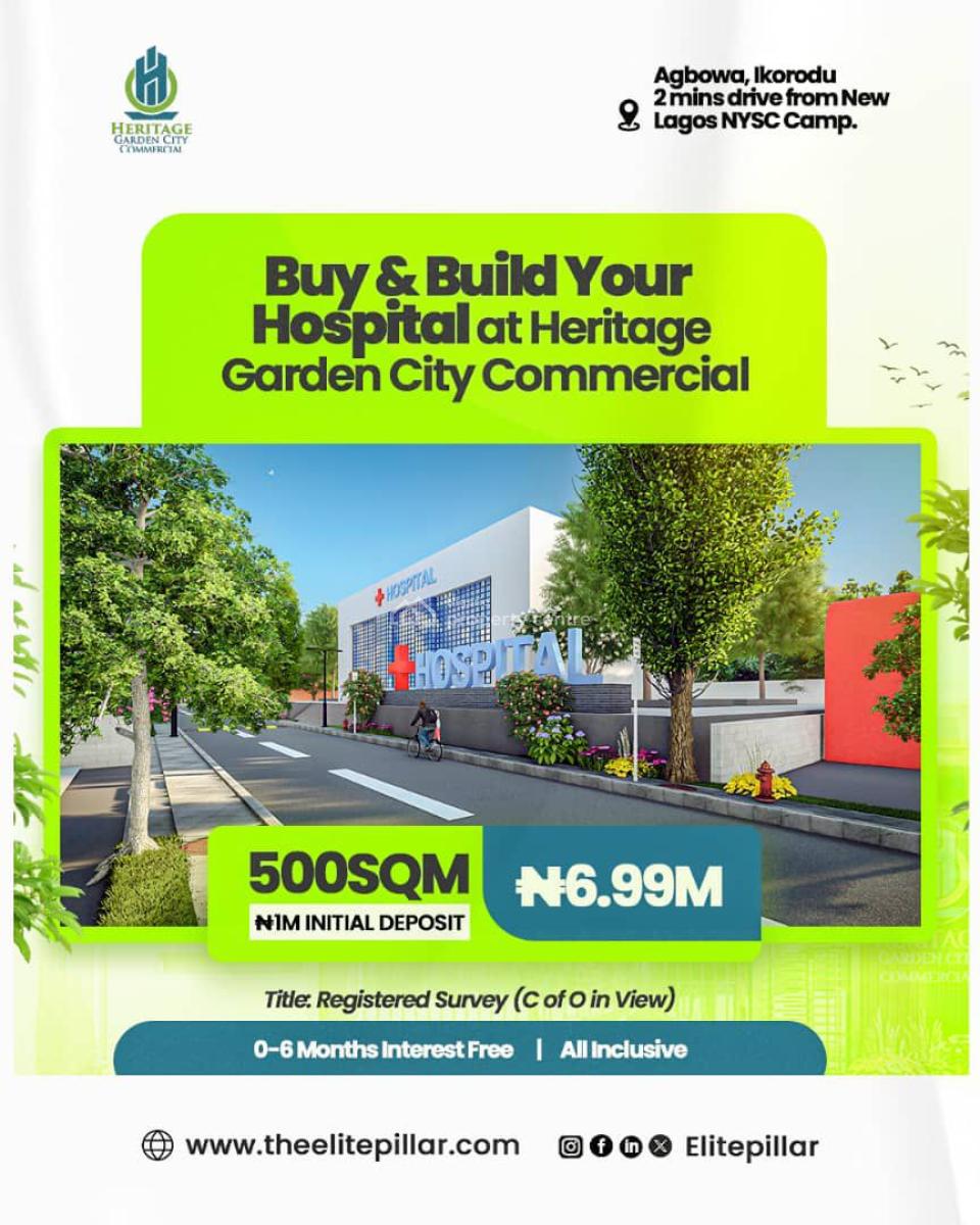 Commercial Land - Facing Expressway, Heritage Garden City, Agbowa, Ikorodu, Lagos, Commercial Land for Sale