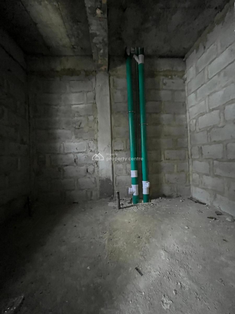 Contemporarily Built Carcass 4 Bedrooms Townhouse with Bq, Medina, Gbagada, Lagos, House for Sale