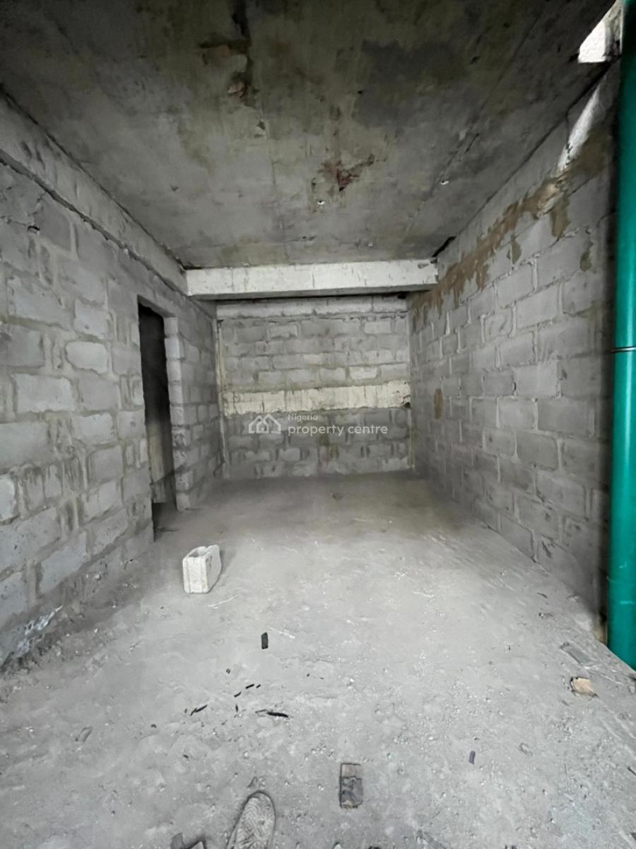 Contemporarily Built Carcass 4 Bedrooms Townhouse with Bq, Medina, Gbagada, Lagos, House for Sale