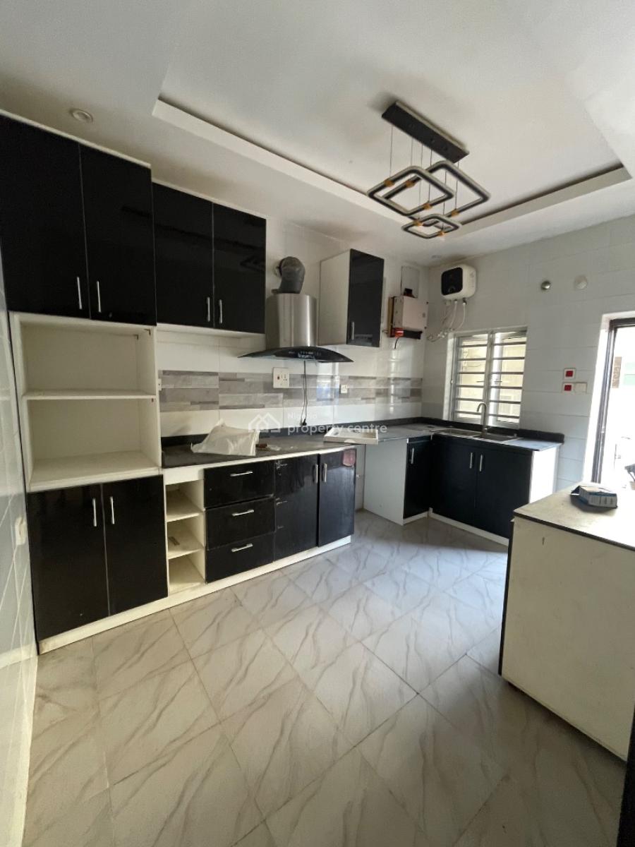 Spacious Standard 4 Bedroom Terrace Duplex in a Very Secured Estate, Sangotedo, Ajah, Lagos, Terraced Duplex for Rent