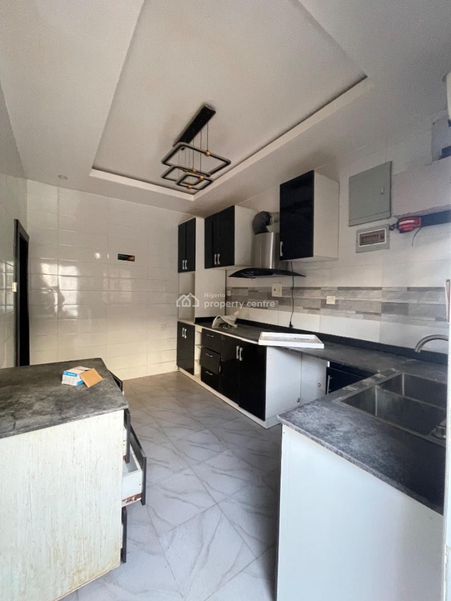 Spacious Standard 4 Bedroom Terrace Duplex in a Very Secured Estate, Sangotedo, Ajah, Lagos, Terraced Duplex for Rent