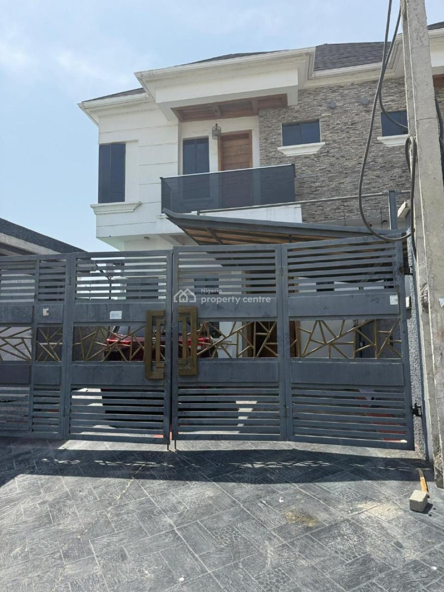 Self Serviced 4 Bedroom Semi-detached Duplex with Bq, Oral Estate, Ikota, Lekki, Lagos, Semi-detached Duplex for Rent
