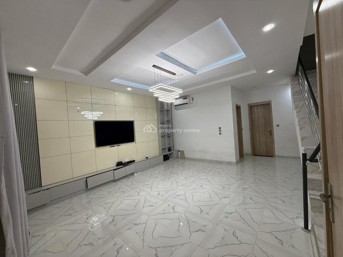 Self Serviced 4 Bedroom Semi-detached Duplex with Bq, Oral Estate, Ikota, Lekki, Lagos, Semi-detached Duplex for Rent