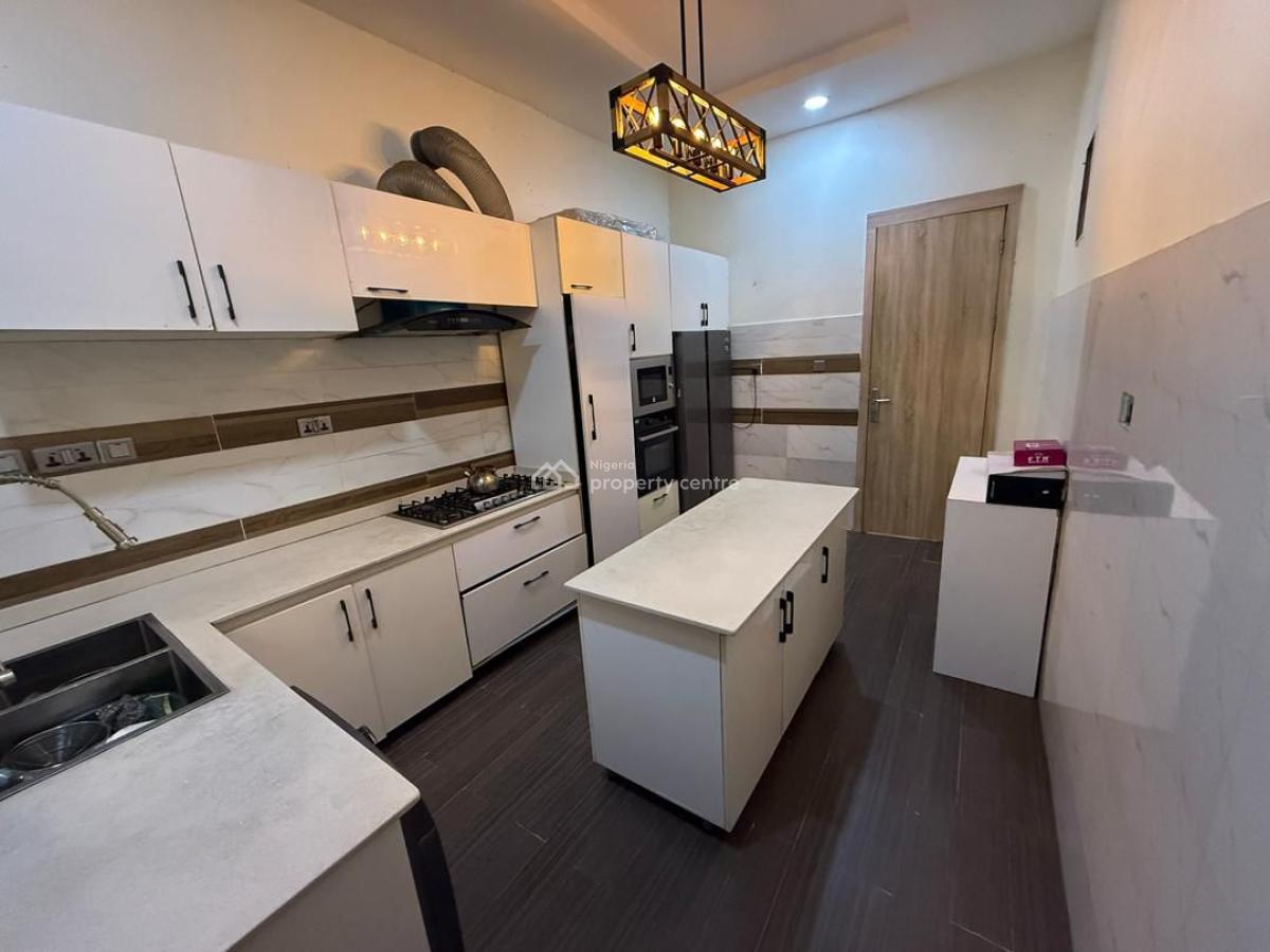 Self Serviced 4 Bedroom Semi-detached Duplex with Bq, Oral Estate, Ikota, Lekki, Lagos, Semi-detached Duplex for Rent