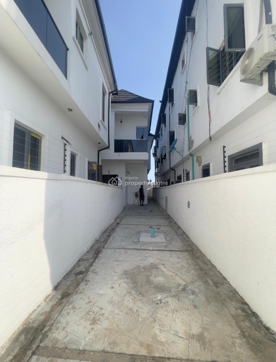 Spacious 4 Bedroom Semi Detached Duplex with Bq, Sangotedo, Ajah, Lagos, Semi-detached Duplex for Sale