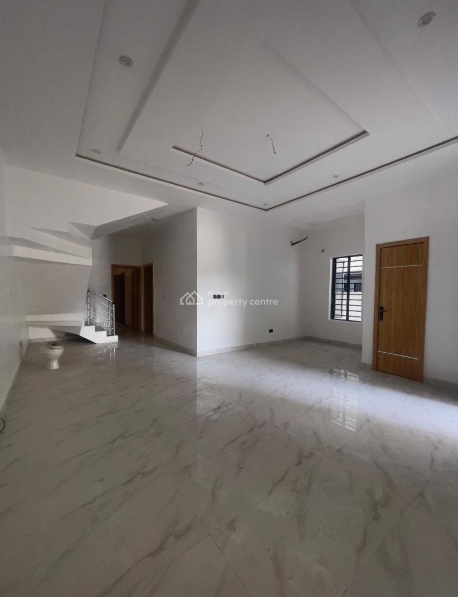 Spacious 4 Bedroom Semi Detached Duplex with Bq, Sangotedo, Ajah, Lagos, Semi-detached Duplex for Sale