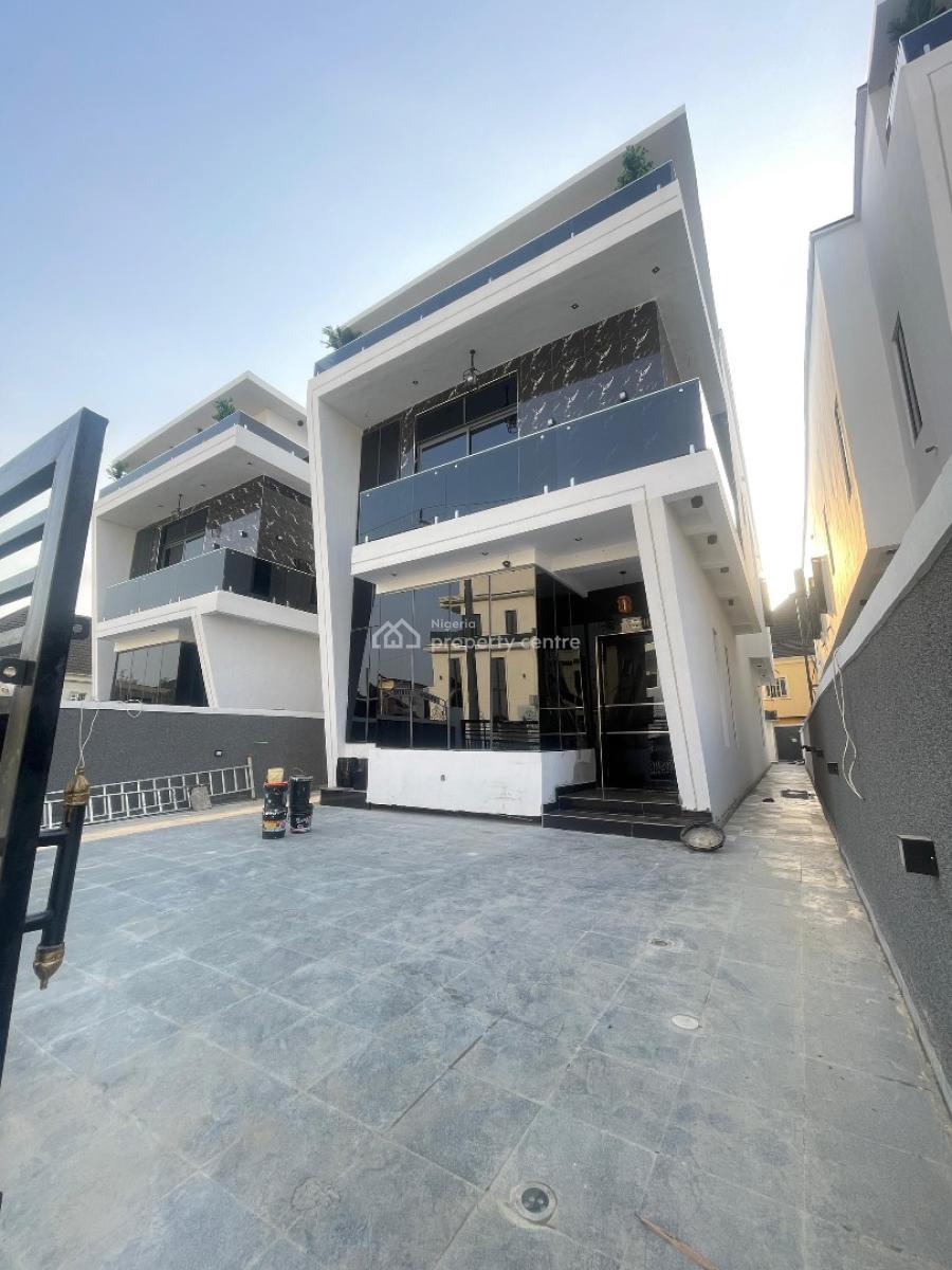 5 Bedroom Fully Detached Duplex with a Spacious Living Room, Pool, Bq, Sangotedo, Ajah, Lagos, Detached Duplex for Sale