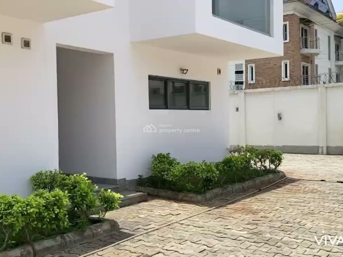 4 Bedroom Terraced House with Bq & Private Courtyard, Chevron, Lekki, Lagos, House for Rent