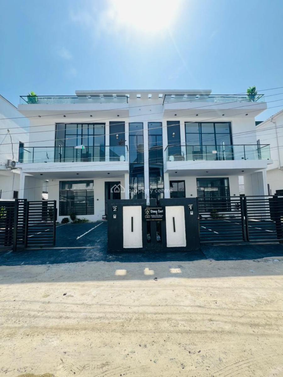 4 Bedroom Luxury Semi Detached Duplex with Bq, Ikota, Lekki, Lagos, Semi-detached Duplex for Sale