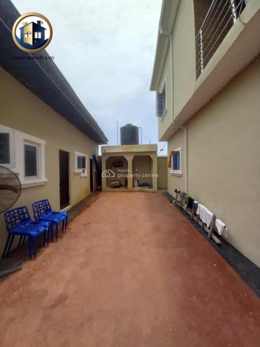 Very Spacious 2 Bedroom Flat Downstairs, Ogombo/olokonla, Jahi, Abuja, Flat / Apartment for Rent