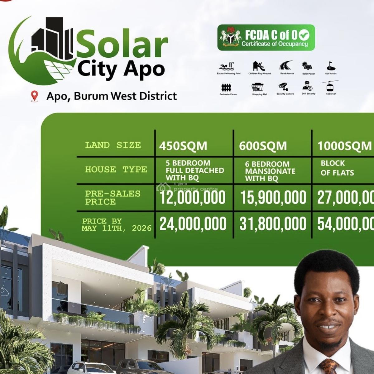 100% Dry Land with Instant Allocation, Solar City, Apo, Abuja, Mixed-use Land for Sale