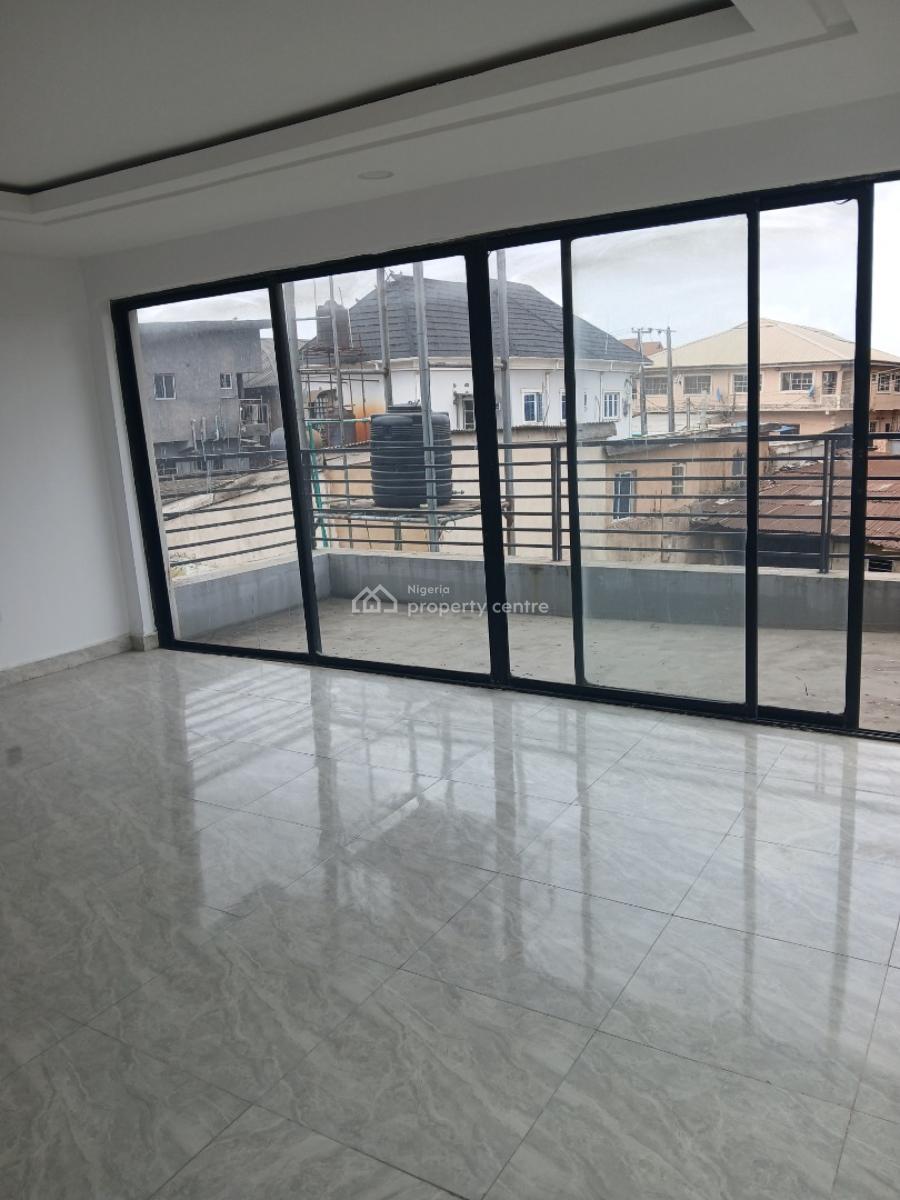 Newly Built 4 Bedrooms Semi-detached Duplex with a Gate House( Lease), Gbagada Phase 1 Annex, Gbagada Phase 1, Gbagada, Lagos, Office Space for Rent