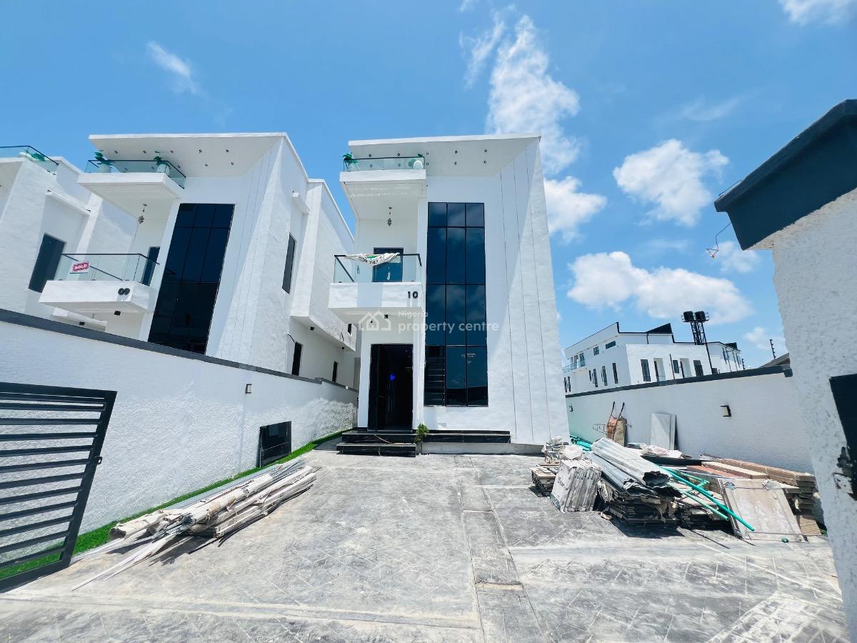 5 Bedroom Detached Duplex with Bq, Chevron Alternative, Lekki, Lagos, Detached Duplex for Sale