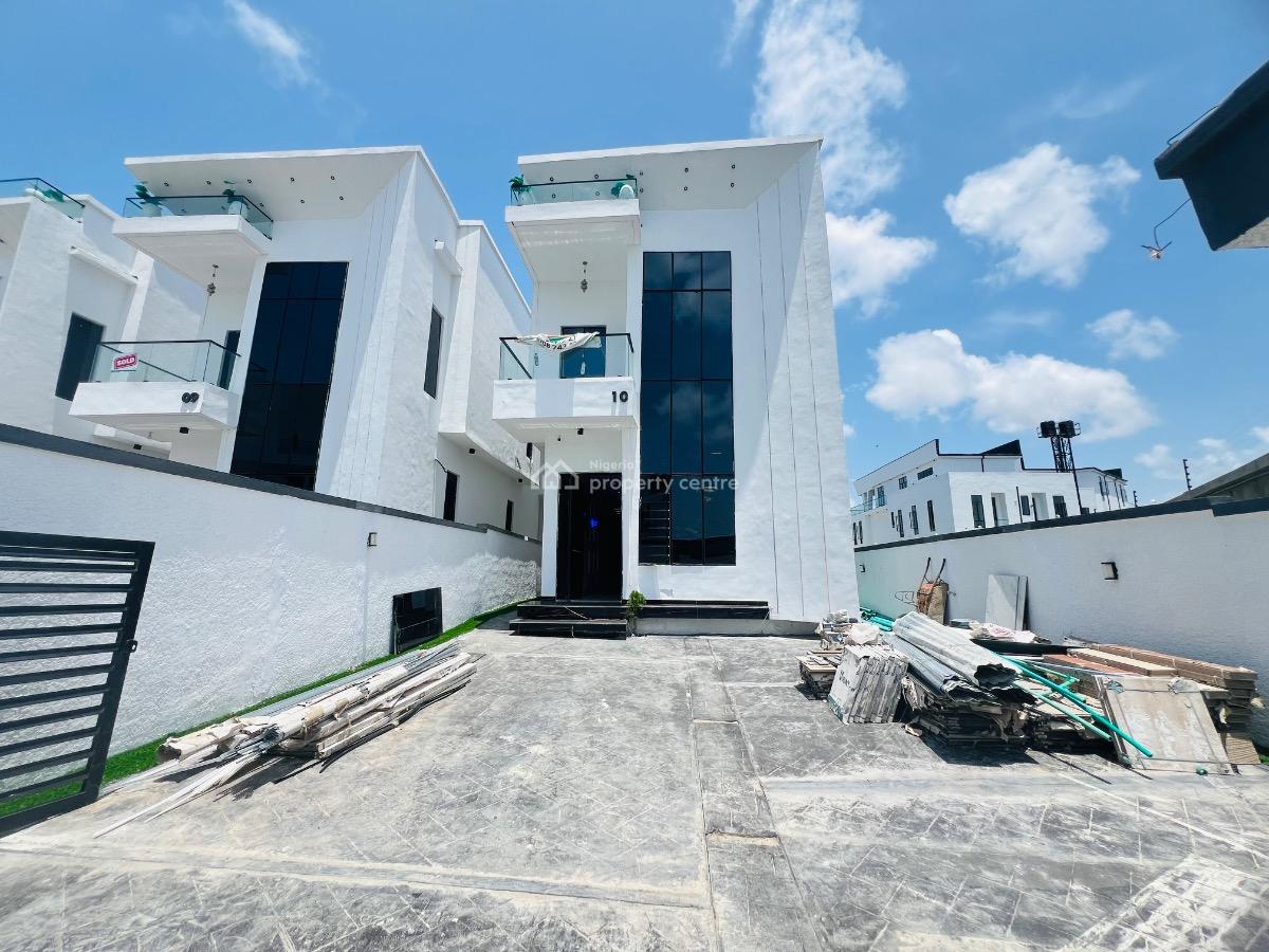 5 Bedroom Detached Duplex with Bq, Chevron Alternative, Lekki, Lagos, Detached Duplex for Sale