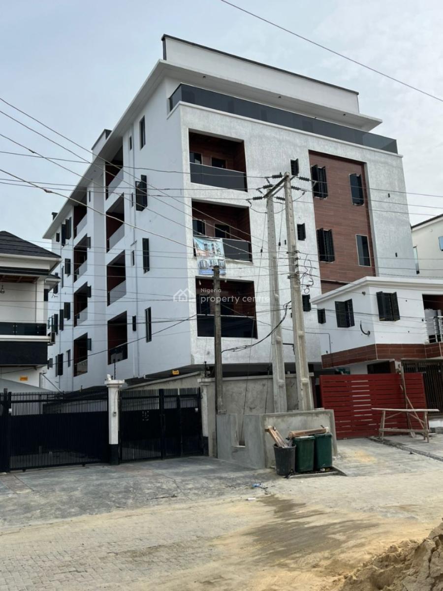 2 Bedroom Apartment: Fully Furnished with Fully Fitted Kitchen, Cluster 5c Galadima St, Brownstone Estate, Ikate, Lekki, Lagos, Block of Flats for Sale