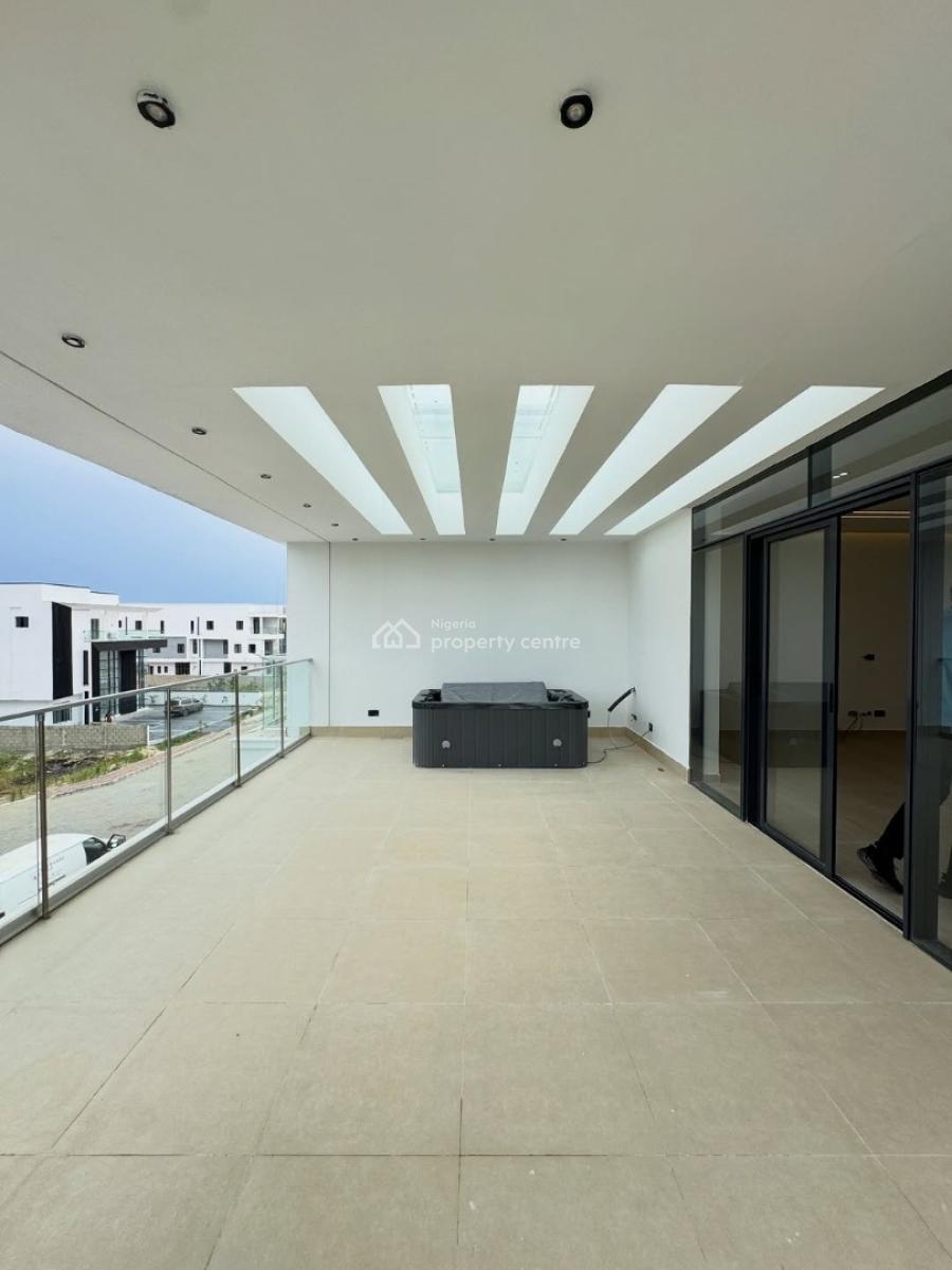 5 Bedroom Semi Detached Duplex with Bq, Pool, Cinema, Pentfloor, Cowrie Creek Estate, Ikate, Lekki, Lagos, Semi-detached Duplex for Sale