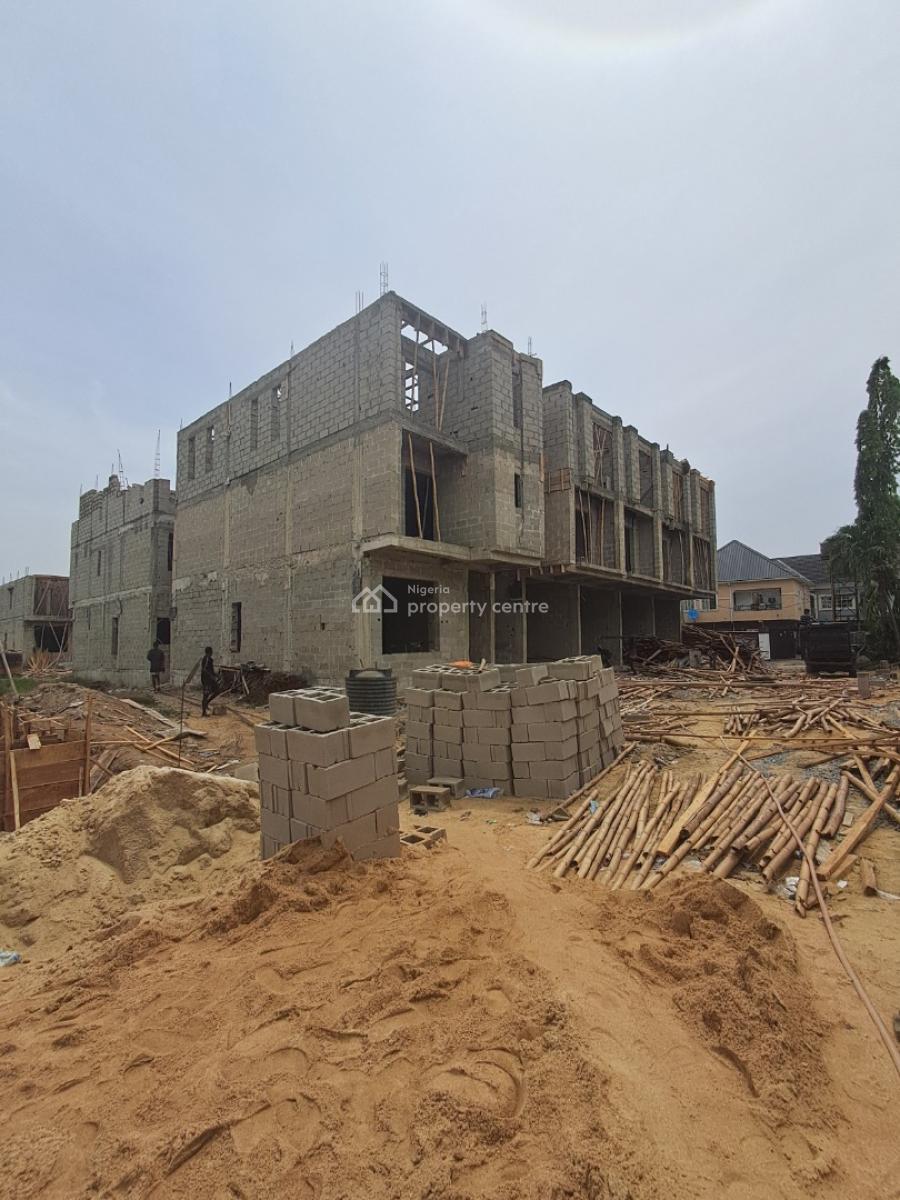 Stunning 3 Bedroom Terrace Duplex in a Beautiful Mini Estate, Adjacent Lagos Business School, Abraham Adesanya, Ajah, Lagos, Terraced Duplex for Sale
