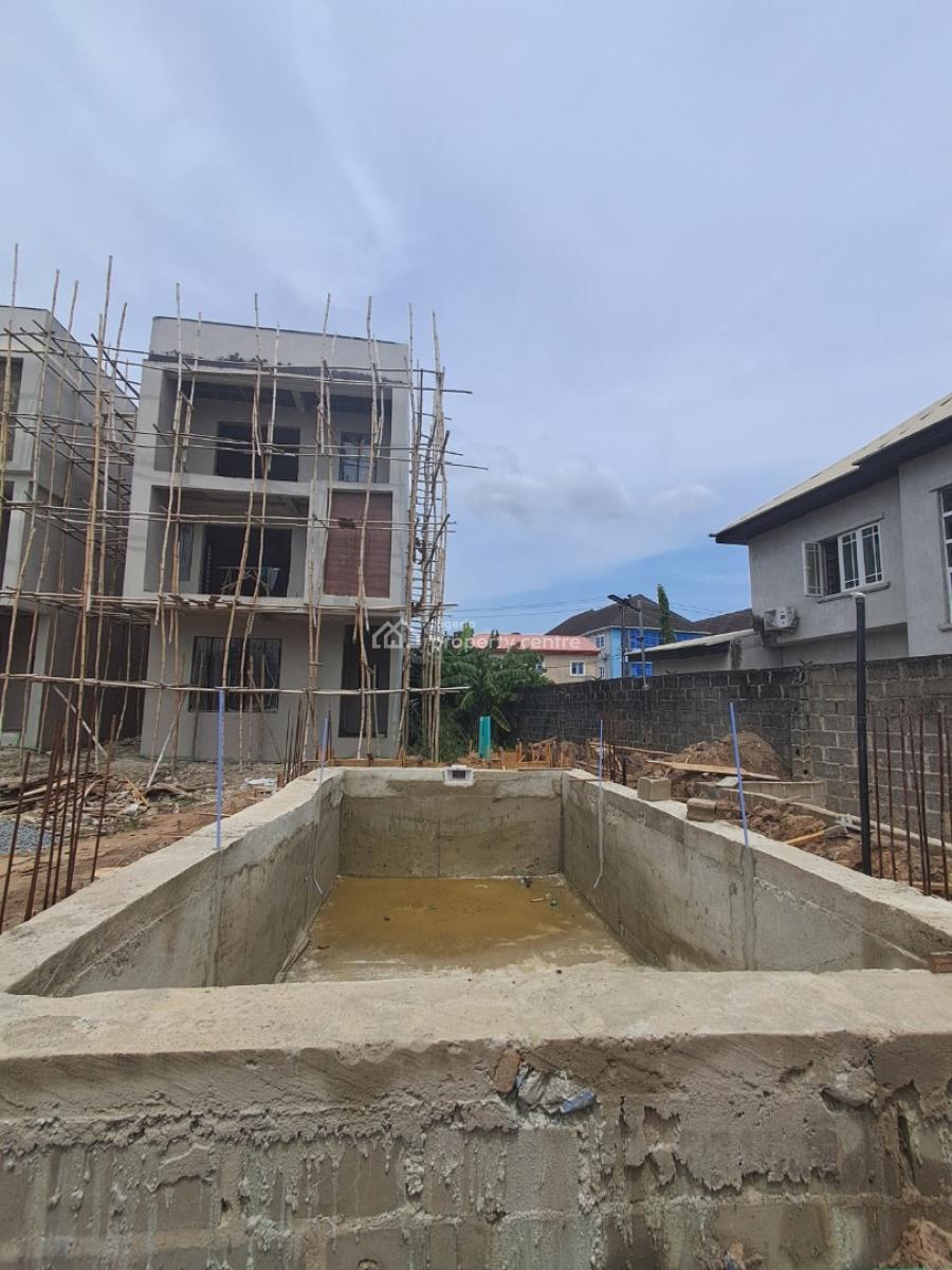 Exquisitely Designed 4 Bedroom Terrace Duplex with Bq & Pool, Before Sky Mall, Comes with Flexible Payment Plan Available, Ajah, Lagos, Terraced Duplex for Sale