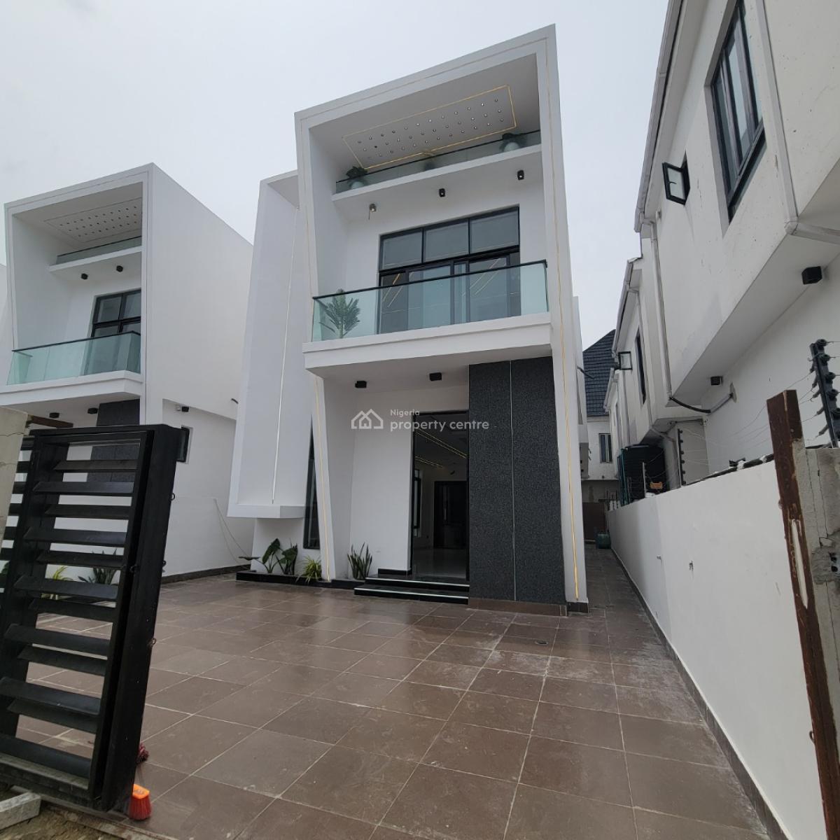 Enormous 4 Bedroom Fully Detached Duplex with a Bq and a Pool, Orchid, Lekki, Lagos, House for Sale