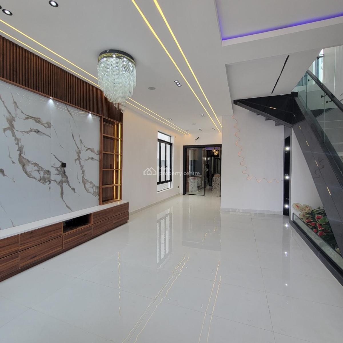 Enormous 4 Bedroom Fully Detached Duplex with a Bq and a Pool, Orchid, Lekki, Lagos, House for Sale