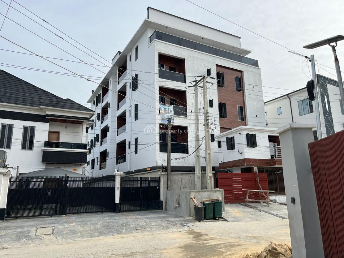 Luxury 3 Bedroom Apartment with 24h Power, & Smart Home, Brownstone Estate, Ikate, Lekki, Lagos, Block of Flats for Sale