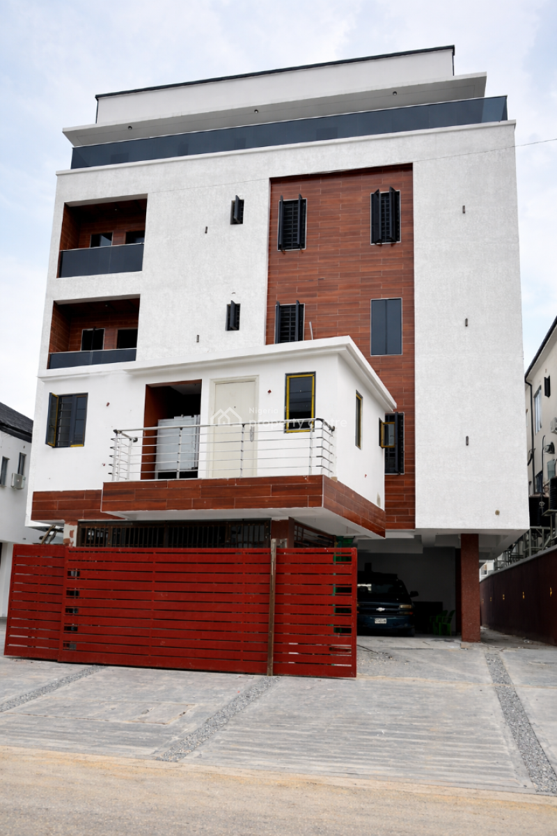 Luxury 3 Bedrooms Apartment with 24 Hours Power, & Smart Home, Brownstone Estate, Ikate, Lekki, Lagos, Flat / Apartment for Sale