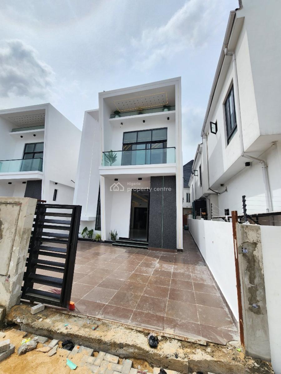 Beautiful 4 Bedroom Fully Detaxhed Duplex with Bq, Pool, Chevron Toll Gate, Orchid Road, Lekki, Lagos, Detached Duplex for Sale