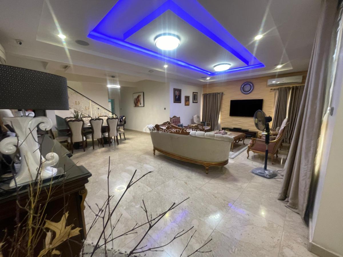 Furnished 4 Bedrooms Detached House with 1 Room Bq, Cardogan Estate, Osapa, Lekki, Lagos, Detached Duplex for Rent