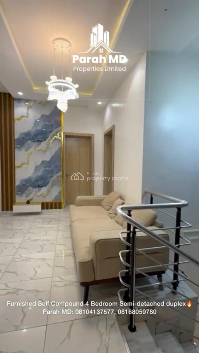 4 Bedroom Semi Detached Duplex, Ikota, Lekki, Lagos, Semi-detached Duplex for Rent