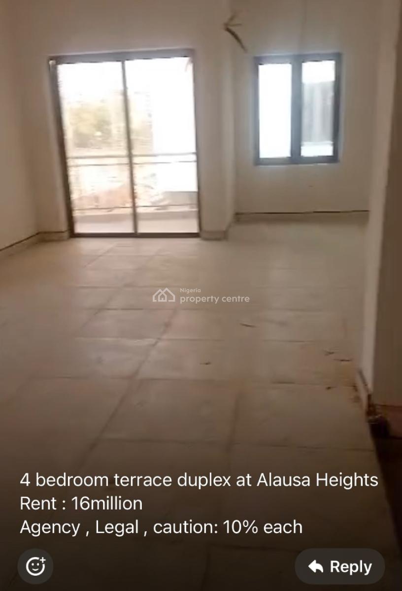 Terrace Duplex, Alausa Ikeja Lagos, Ikeja, Lagos, Terraced Duplex for Rent