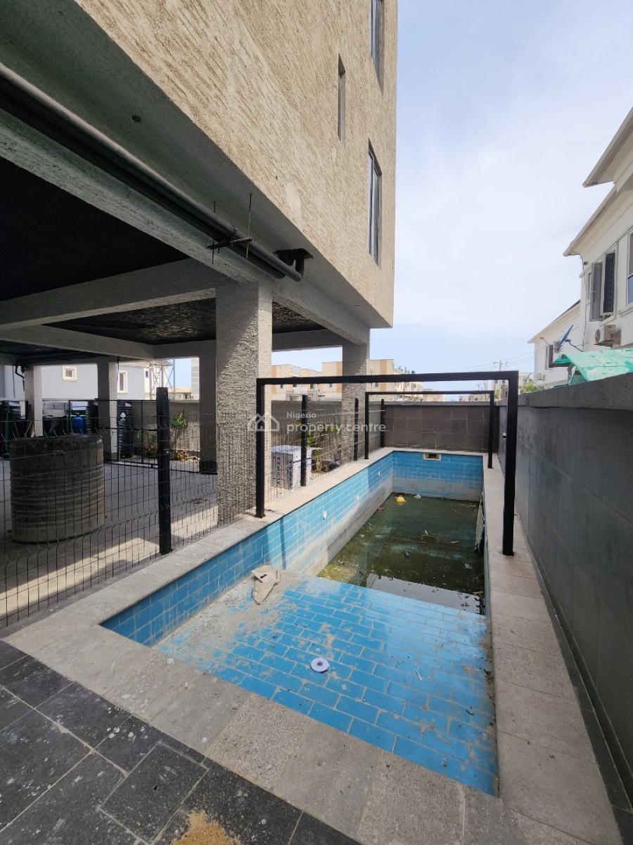 Lovely 1 Bedroom Apartment with Pool, Elevator, Concierge, Chevron Toll Gate, Orchid Road, Lekki, Lagos, Flat / Apartment for Sale