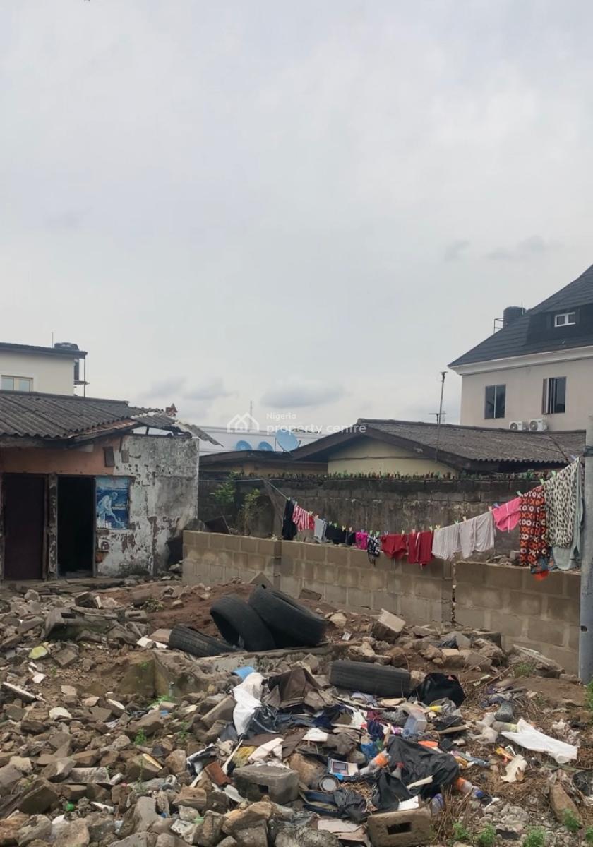 Half Plot of Land, Adeniran Ogunsanya, Surulere, Lagos, Residential Land for Sale