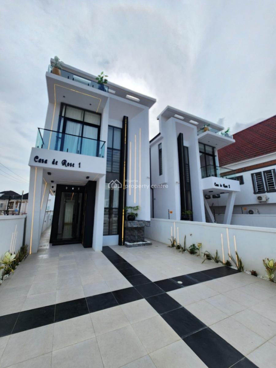 Luxury 5 Bedroom Detached Duplex with Bq, Pool, Ikota, Lekki, Lagos, Detached Duplex for Sale
