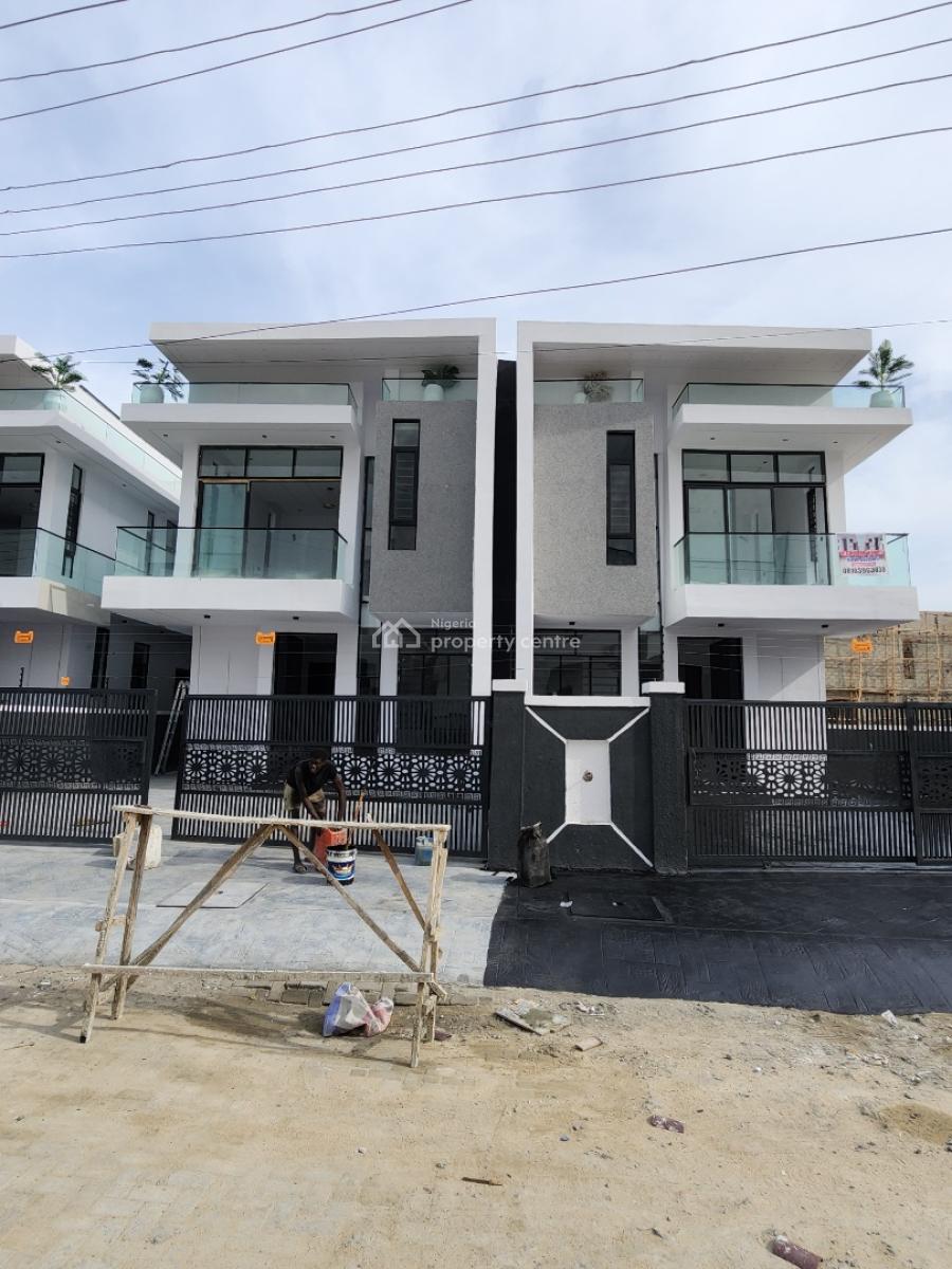 Lovely 4 Bedroom Semi Detached Duplex with a Bq, Ikota, Lekki, Lagos, Semi-detached Duplex for Sale