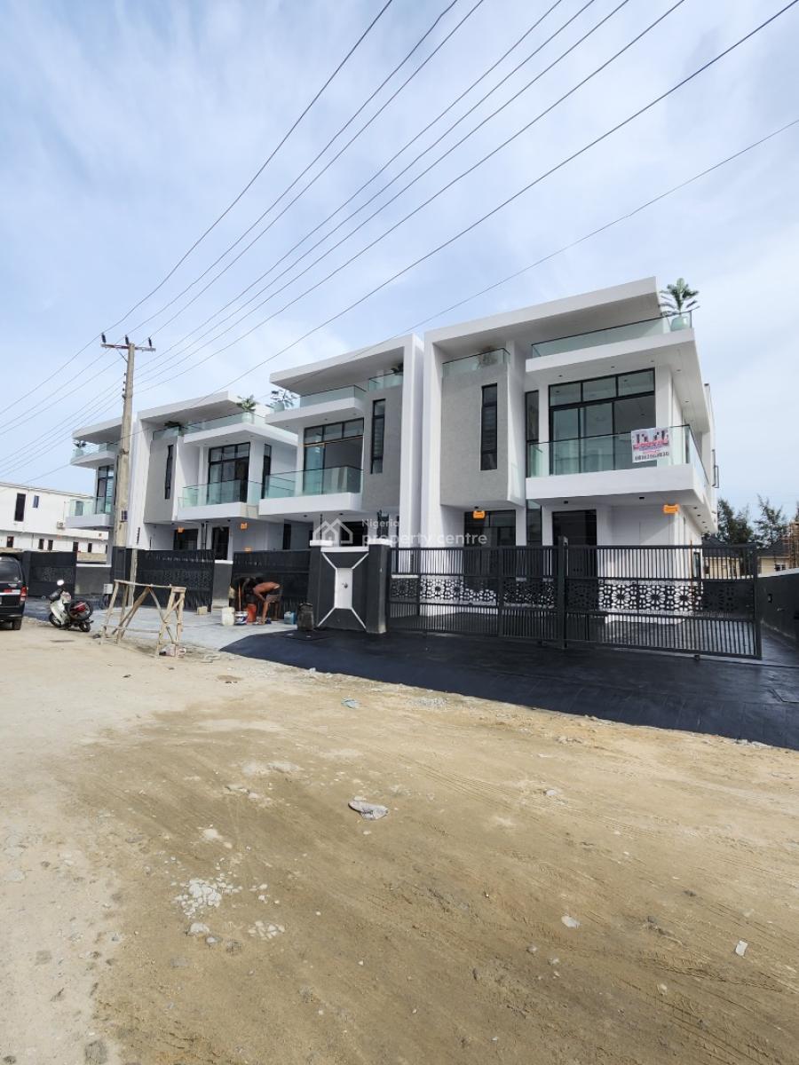 Lovely 4 Bedroom Semi Detached Duplex with a Bq, Ikota, Lekki, Lagos, Semi-detached Duplex for Sale